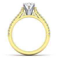 Gabriel & Co 10x5 Engagement Ring 14K Gold Classic ER7224M4M44JJ