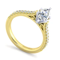 Gabriel & Co 10x5 Engagement Ring 14K Gold Classic ER7224M4M44JJ