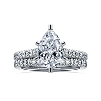 Gabriel & Co 10.5X7 Engagement Ring 14K White Gold Classic ER7224P8W44JJ