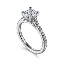 Gabriel & Co 6.5 Engagement Ring Platinum Classic ER7224PT4JJ