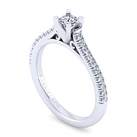Gabriel & Co 4.3 Engagement Ring 14K White Gold Classic ER7224R0W44JJ