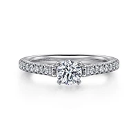 Gabriel & Co 5 Engagement Ring 14K White Gold Classic ER7224R2W44JJ