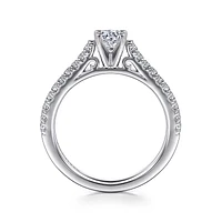 Gabriel & Co 5 Engagement Ring 14K White Gold Classic ER7224R2W44JJ
