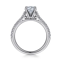 Gabriel & Co 5.75 Engagement Ring 14K White Gold Classic ER7224R3W44JJ