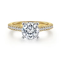 Gabriel & Co 7.4 Engagement Ring 14K Gold Classic ER7224R6M44JJ