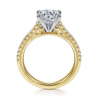 Gabriel & Co 7.4 Engagement Ring 14K Gold Classic ER7224R6M44JJ