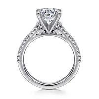 Gabriel & Co 8 Engagement Ring 14K White Gold Classic ER7224R8W44JJ