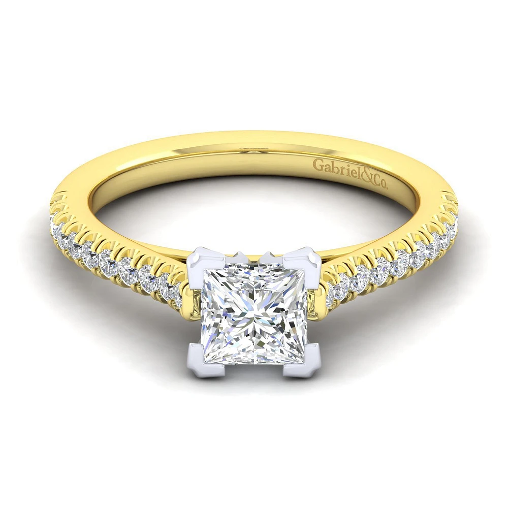 Gabriel & Co 5.5 Engagement Ring 14K Gold Classic ER7224S4M44JJ