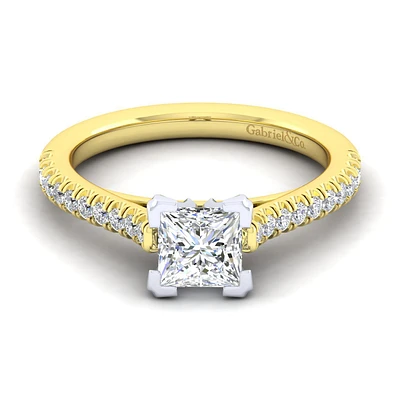 Gabriel & Co 5.5 Engagement Ring 14K Gold Classic ER7224S4M44JJ