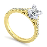 Gabriel & Co 5.5 Engagement Ring 14K Gold Classic ER7224S4M44JJ
