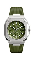Bell & Ross Auto Green Skeleton Steel Watch BR05A-GN-SKST/SRB