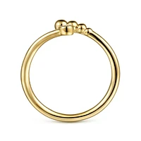 Gabriel & Co. - LR52119Y45JJ - 14K Yellow Gold Diamond Bujukan Bypass Open Ring