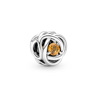 Honey Eternity Circle Charm