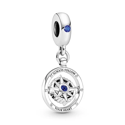 Spinning Compass Dangle Charm