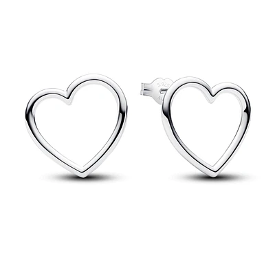 Front-facing Heart Stud Earrings 293077C00