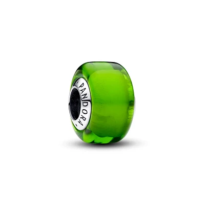 Green Mini Murano Glass Charm 793106C00