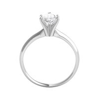 1/2 ct. tw. Diamond Marquise Solitaire Engagement Ring 14K White Gold