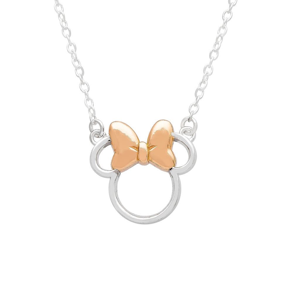 Cubic Zirconia Mickey Mouse Pendant in Sterling Silver