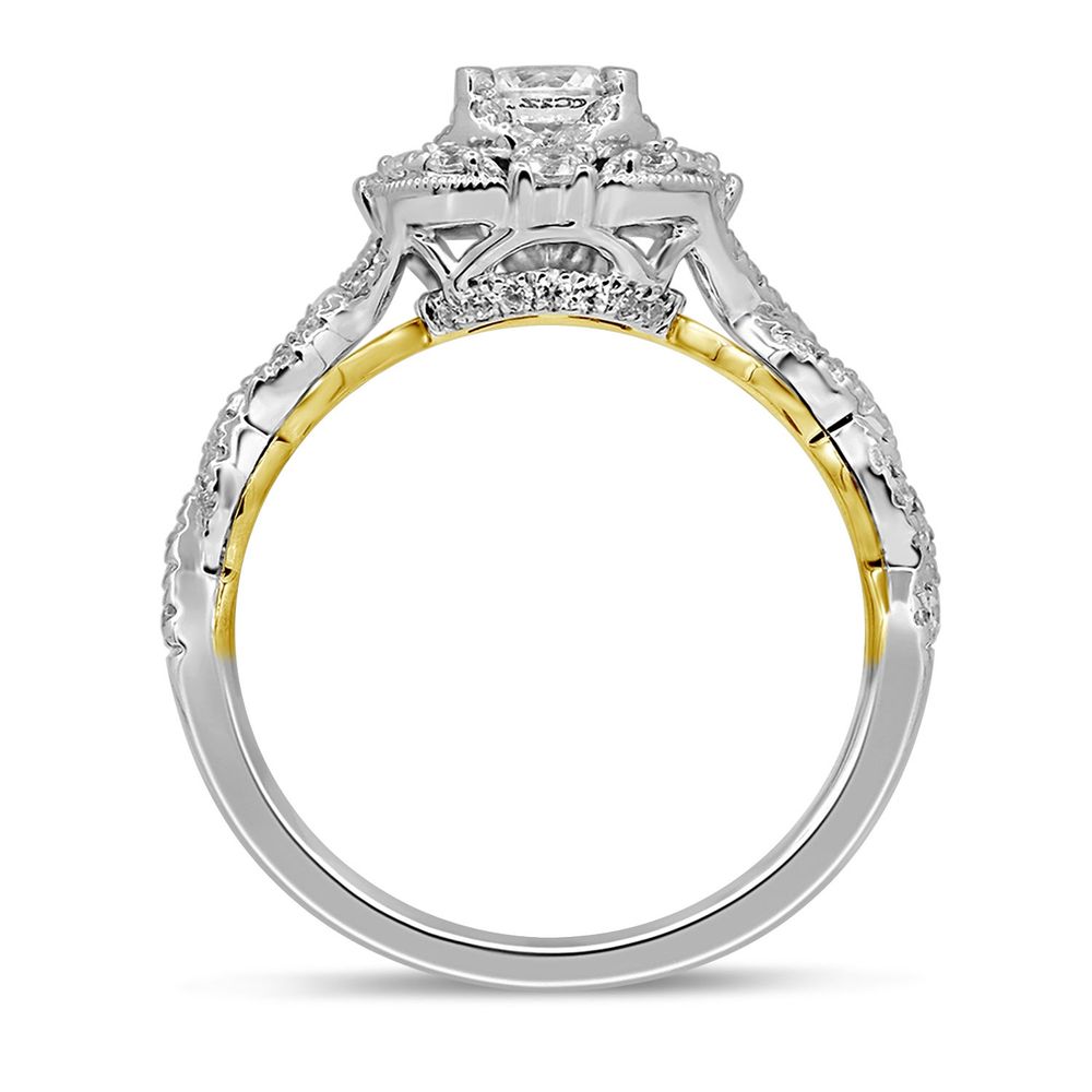 Gale Round Diamond Engagement Ring 14k white gold (1 ct. tw.)