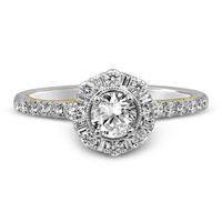 Marilyn Round Diamond Engagement Ring 14k white gold (1 ct. tw.)