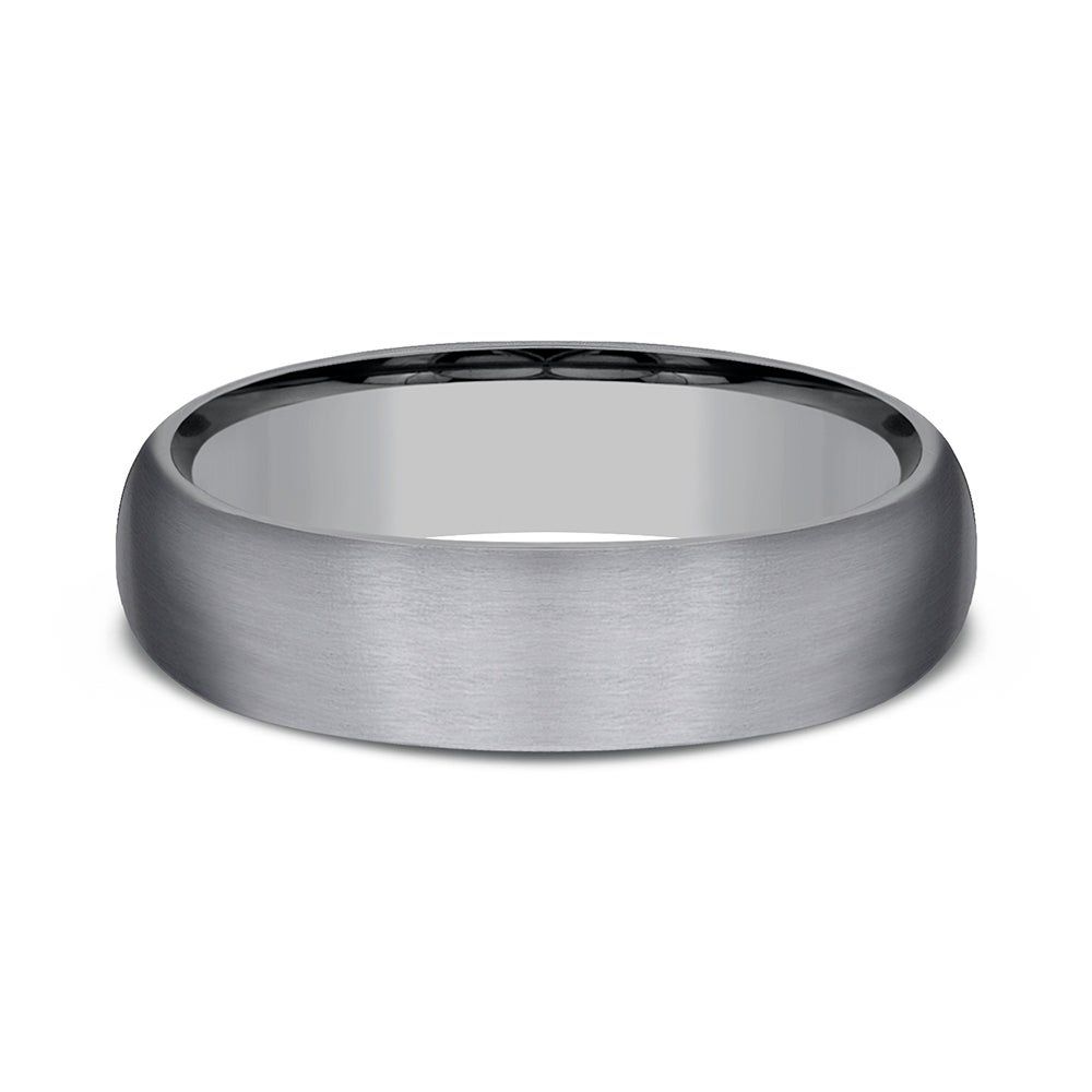 Men's Satin Finish Band Tantalum, 6MM