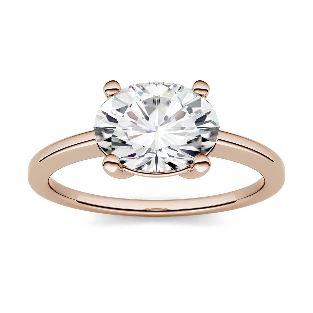 2 1/10 ct. tw. Moissanite Ring 14K Rose Gold