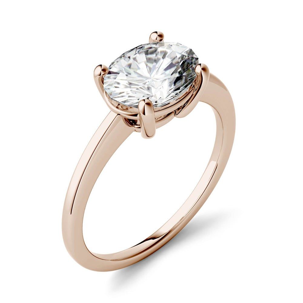 2 1/10 ct. tw. Moissanite Ring 14K Rose Gold