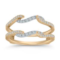 1/3 ct. tw. Lab Grown Diamond Ring Enhancer 14K Yellow Gold