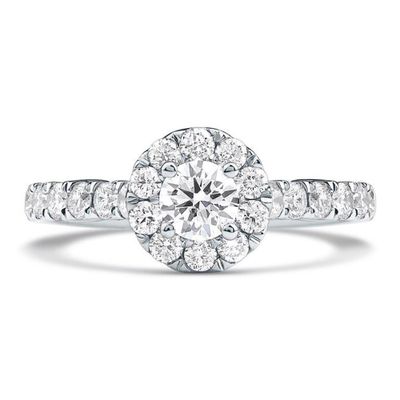 Eden Round Lab Grown Diamond Engagement Ring Platinum (1 1/4 ct. tw.)