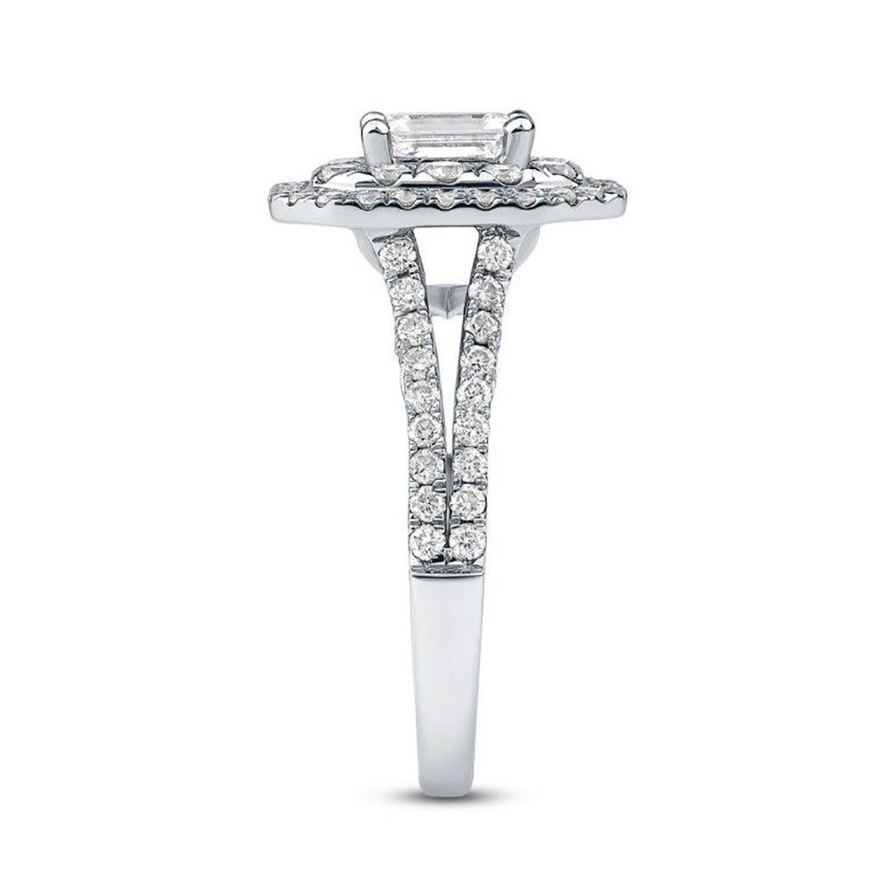 Bardot Emerald-Cut Lab Grown Diamond Engagement Ring Platinum (2 ct. tw.)