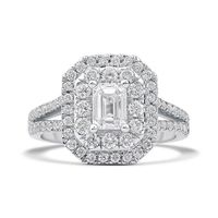 Bardot Emerald-Cut Lab Grown Diamond Engagement Ring Platinum (2 ct. tw.)