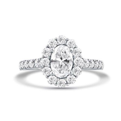 Esme Oval Lab Grown Diamond Engagement Ring Platinum (2 ct. tw.)