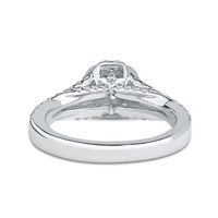 Willow Round Lab Grown Diamond Engagement Ring Platinum (1 1/4 ct. tw.)