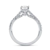 Honour Emerald-Cut Lab Grown Diamond Engagement Ring Platinum (1 1/3 ct. tw.)