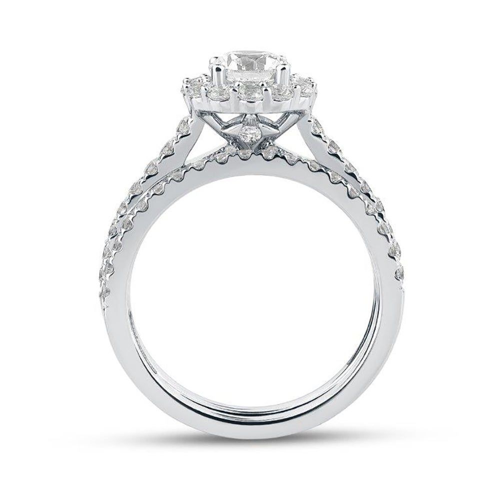 Joy Round Lab Grown Diamond Bridal Set Platinum (1 3/4 ct. tw.)