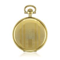 Savonnette Menâs Pocket Watch in Brass Ion-Plated Stainless Steel, 48.5mm