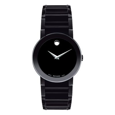 Sapphire Menâs Watch in Black Ion-Plated Stainless Steel, 39mm