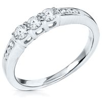 Helzberg Diamond Masterpiece® 1 ct. tw. Engagement Ring Set 18K Gold