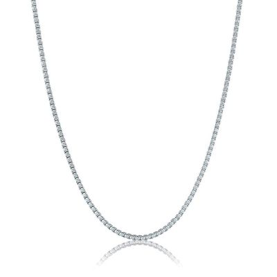Box Chain in Sterling Silver, 16"