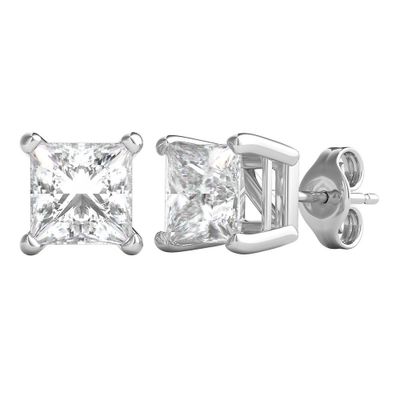 2 ct. tw. Prima Diamond 4-Prong Stud Earrings in 14K White Gold