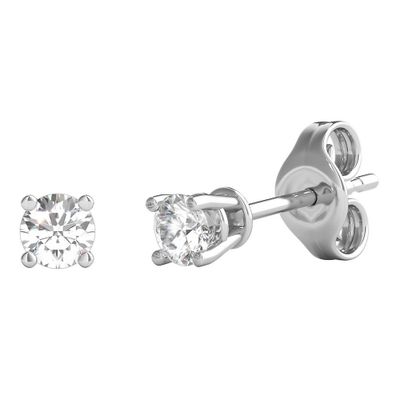 ct. tw. Ultima Diamond -Prong Stud Earrings in 14K Gold