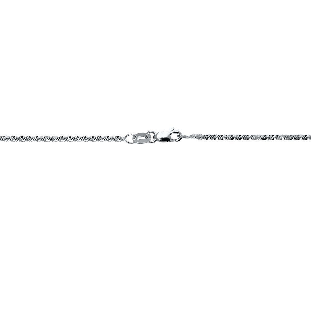 Endura Gold® Polished Criss Cross Chain in 14K White Gold