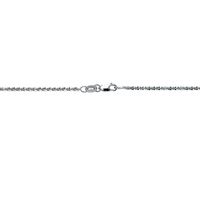 Endura Gold® Polished Criss Cross Chain in 14K White Gold