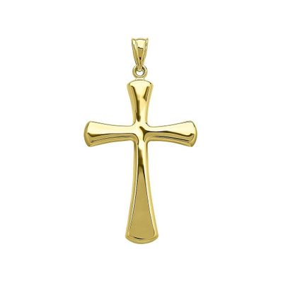 Endura Gold® Polished Cross in 14K Yellow Gold