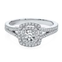 3/4 ct. tw. Diamond Engagement Ring 14K White Gold