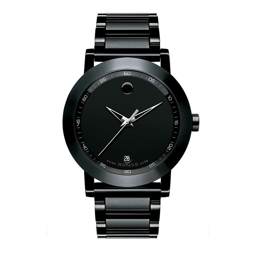 Museum Sport Menâs Watch in Black Ion-Plated Stainless Steel