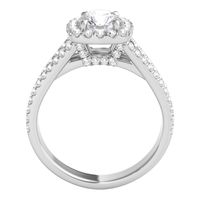 1 1/2 ct. tw. Diamond Engagement Ring 14K White Gold