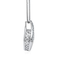 The Beat of Your Heart® 1/5 ct. tw. Diamond Pendant in Sterling Silver