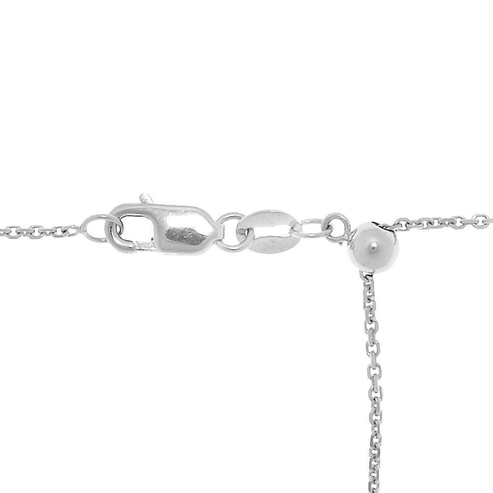 Adjustable Cable Chain in Sterling Silver, 22"