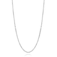 Adjustable Cable Chain in Sterling Silver, 22"